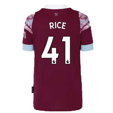 2022-2023 West Ham Home Shirt (Kids) (RICE 41)