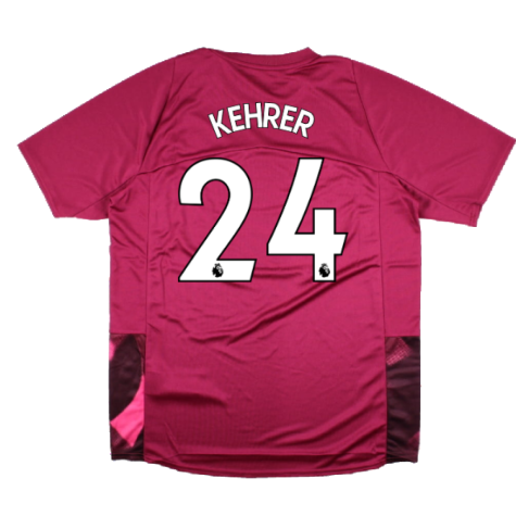 2022-2023 West Ham Warm Up Jersey (Grape Wine) (KEHRER 24)