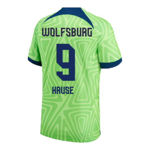 2022-2023 Wolfsburg Home Shirt (KRUSE 9)