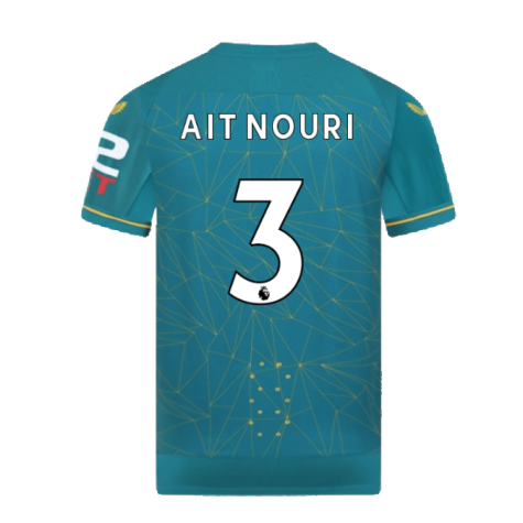 2022-2023 Wolves Away Pro Jersey (AIT NOURI 3)