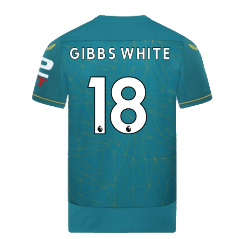 2022-2023 Wolves Away Shirt (GIBBS WHITE 18)