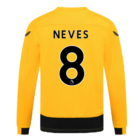 2022-2023 Wolves Long Sleeve Home Shirt (Kids) (NEVES 8)