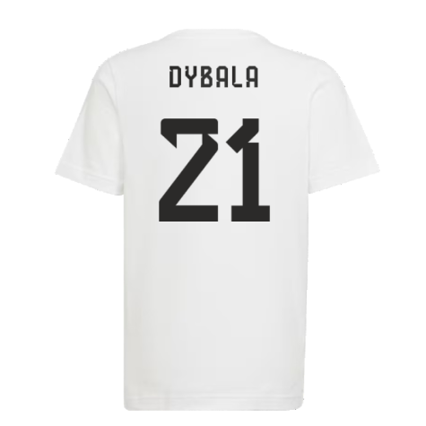 2022 Argentina World Cup Winners Tee (White) (DYBALA 21)