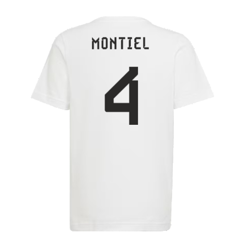 2022 Argentina World Cup Winners Tee (White) (MONTIEL 4)