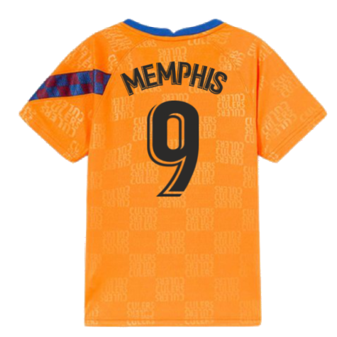 2022 Barcelona Nike Dri-Fit Pre Match Shirt (Kids) (MEMPHIS 9)