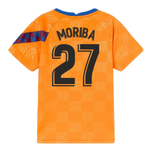 2022 Barcelona Nike Dri-Fit Pre Match Shirt (Kids) (MORIBA 27)