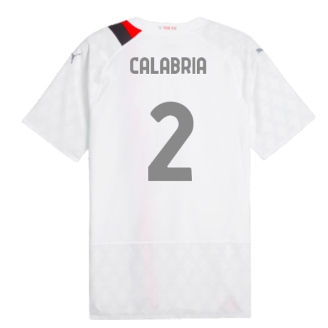 2023-2024 AC Milan Away Authentic Shirt (Calabria 2)