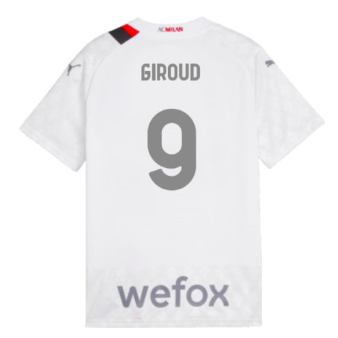 2023-2024 AC Milan Away Shirt (Kids) (Giroud 9)