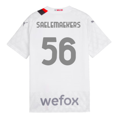 2023-2024 AC Milan Away Shirt (Kids) (Saelemaekers 56)