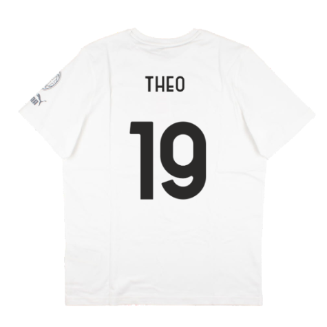 2023-2024 AC Milan FtblCore Graphic Tee (Grey) (Theo 19)