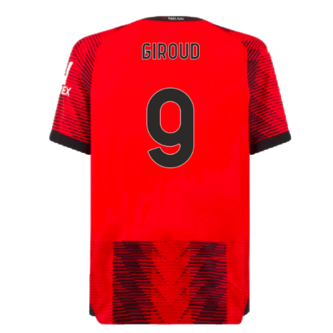 2023-2024 AC Milan Home Authentic Shirt (Giroud 9)