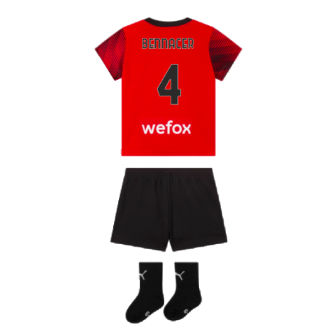 2023-2024 AC Milan Home Baby Kit (Bennacer 4)