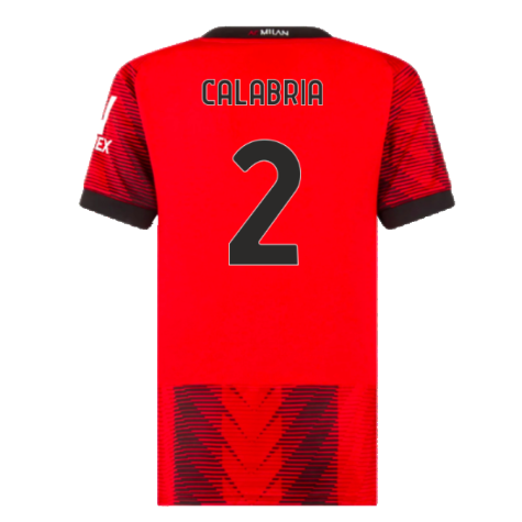 2023-2024 AC Milan Home Shirt (Ladies) (Calabria 2)