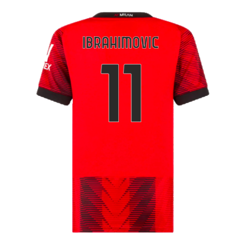 2023-2024 AC Milan Home Shirt (Ladies) (Ibrahimovic 11)