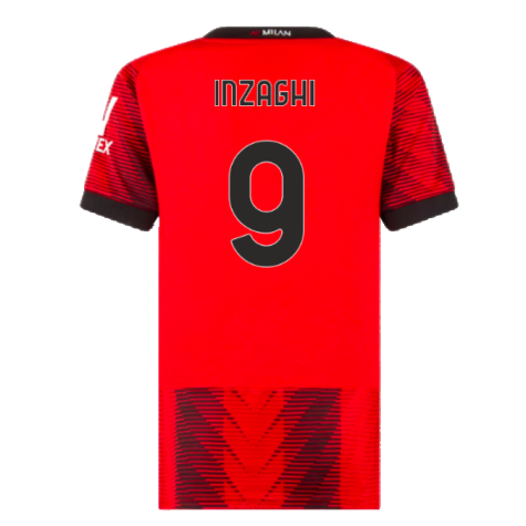 2023-2024 AC Milan Home Shirt (Ladies) (Inzaghi 9)