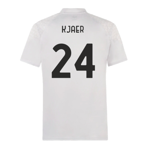 2023-2024 AC Milan Training Jersey (Grey) (Kjaer 24)