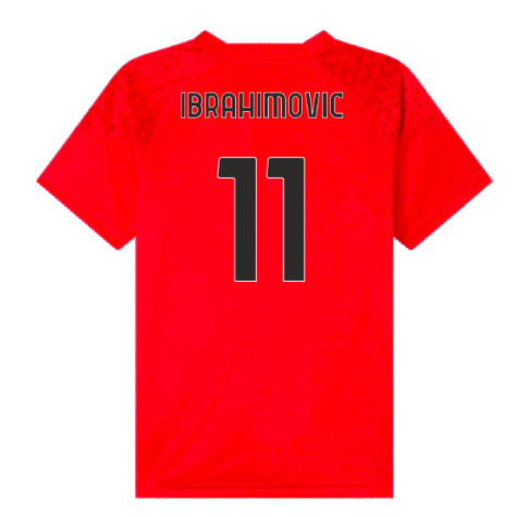 2023-2024 AC Milan Training Jersey (Red) - Kids (Ibrahimovic 11)