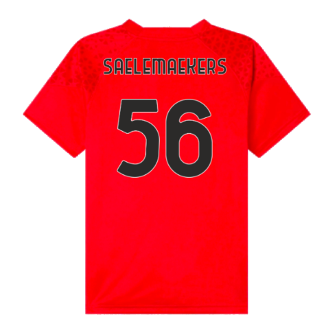 2023-2024 AC Milan Training Jersey (Red) - Kids (Saelemaekers 56)