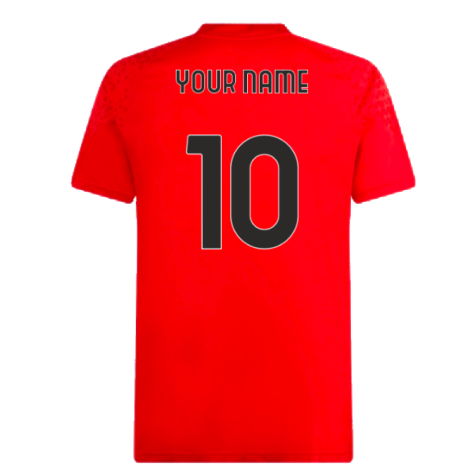 2023-2024 AC Milan Training Jersey (Red) (Your Name)