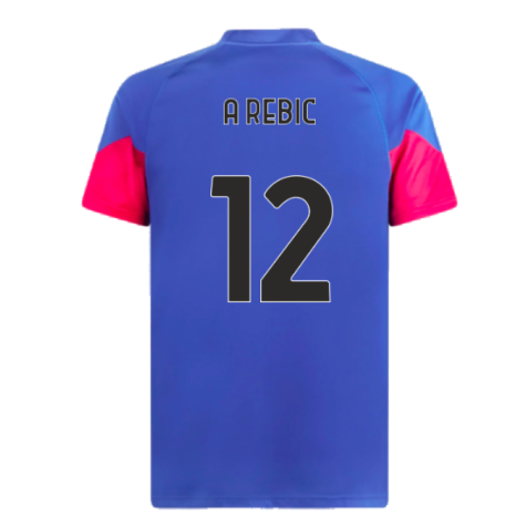 2023-2024 AC Milan Training Jersey (Royal Sapphire) (A Rebic 12)