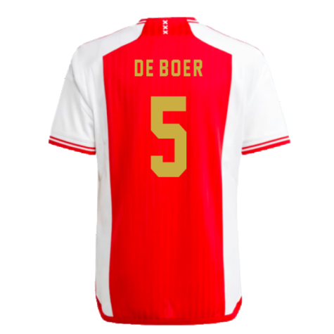 2023-2024 Ajax Home Shirt (Kids) (DE BOER 5)