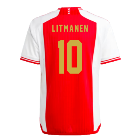 2023-2024 Ajax Home Shirt (Kids) (LITMANEN 10)