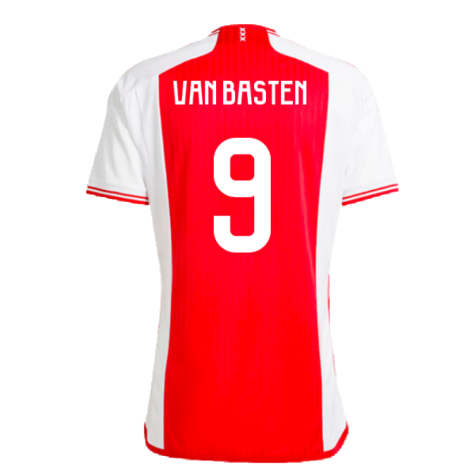 2023-2024 Ajax Home Shirt (VAN BASTEN 9)