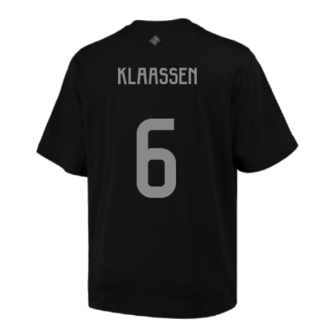 2023-2024 Ajax Lifestyler Oversized Tee (Black) (KLAASSEN 6)