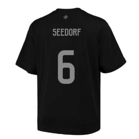 2023-2024 Ajax Lifestyler Oversized Tee (Black) (SEEDORF 6)