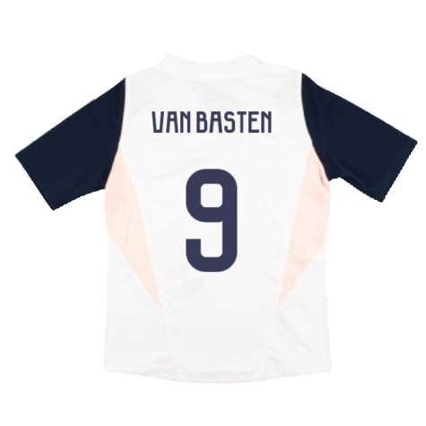 2023-2024 Ajax Training Jersey (White) - Kids (VAN BASTEN 9)