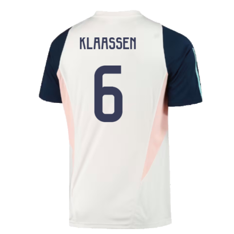 2023-2024 Ajax Training Jersey (White) (KLAASSEN 6)