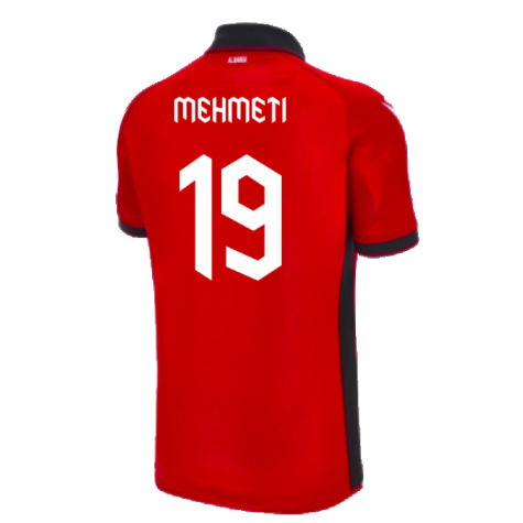 2023-2024 Albania Home Authentic Shirt (Mehmeti 19)