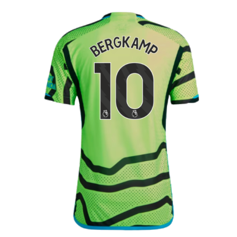 2023-2024 Arsenal Authentic Away Shirt (Bergkamp 10)