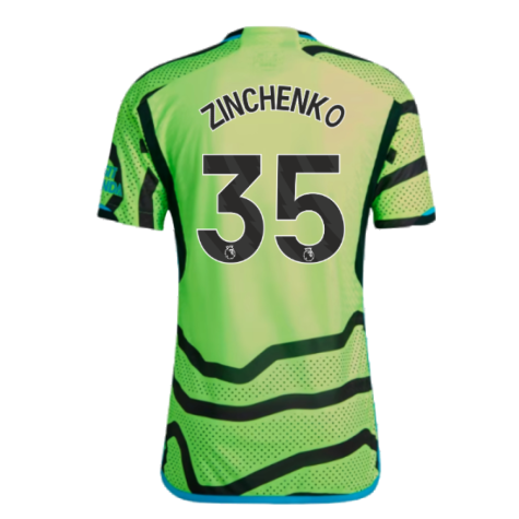 2023-2024 Arsenal Authentic Away Shirt (Zinchenko 35)