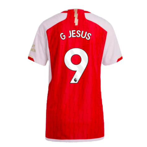 2023-2024 Arsenal Authentic Home Shirt (G Jesus 9)