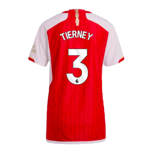 2023-2024 Arsenal Authentic Home Shirt (Tierney 3)