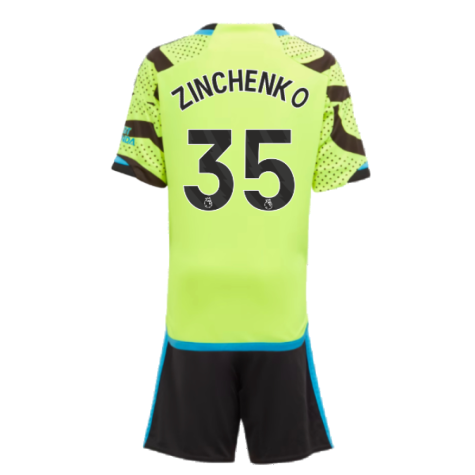 2023-2024 Arsenal Away Mini Kit (Zinchenko 35)