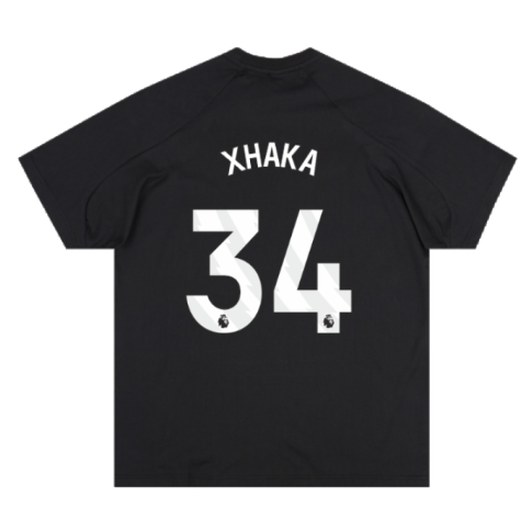 2023-2024 Arsenal D4GMD Tee (Black) (Xhaka 34)