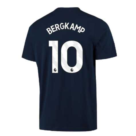 2023-2024 Arsenal DNA Graphic Tee (Navy) (Bergkamp 10)