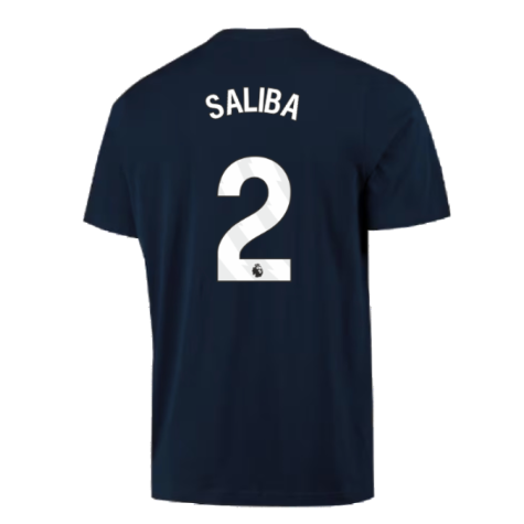 2023-2024 Arsenal DNA Graphic Tee (Navy) (Saliba 2)