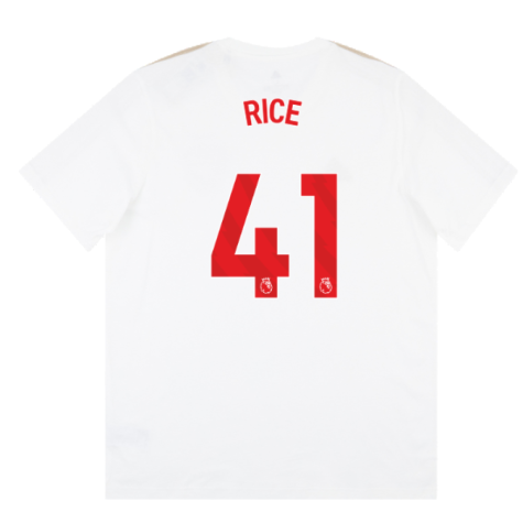 2023-2024 Arsenal DNA Tee (White) (Rice 41)