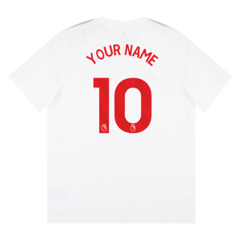 2023-2024 Arsenal DNA Tee (White) (Your Name)