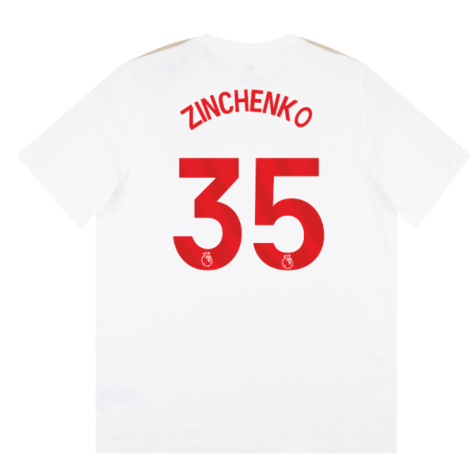 2023-2024 Arsenal DNA Tee (White) (Zinchenko 35)