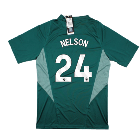 2023-2024 Arsenal EU Training Jersey (Rich Green) (Nelson 24)