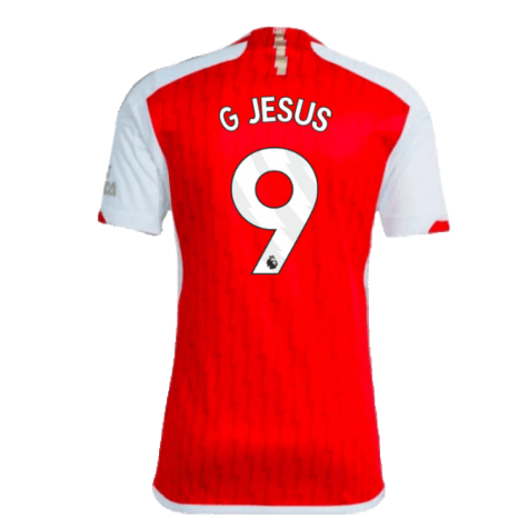 2023-2024 Arsenal Home Shirt (G Jesus 9)