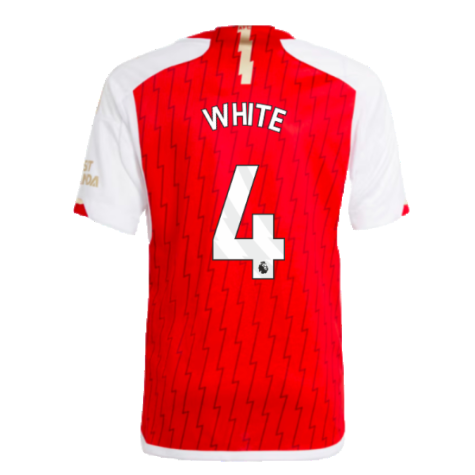 2023-2024 Arsenal Home Shirt (Kids) (White 4)