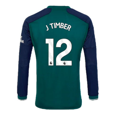 2023-2024 Arsenal Long Sleeve Third Shirt (J Timber 12)