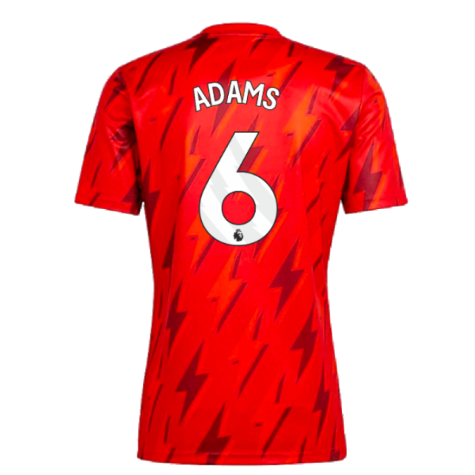 2023-2024 Arsenal Pre-Match Shirt (Red) (Adams 6)