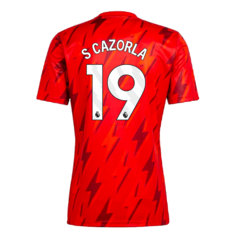 2023-2024 Arsenal Pre-Match Shirt (Red) (S Cazorla 19)