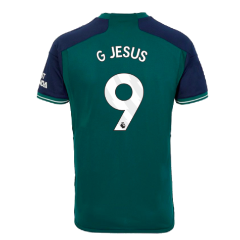 2023-2024 Arsenal Third Shirt (G Jesus 9)